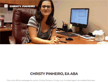 Tablet Screenshot of christypinheiro.com